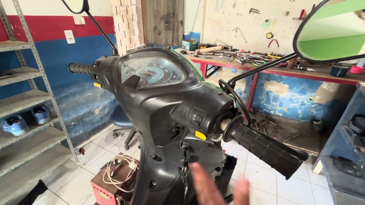 SHINERAY JET cinquentinha não pega,veja como concertar