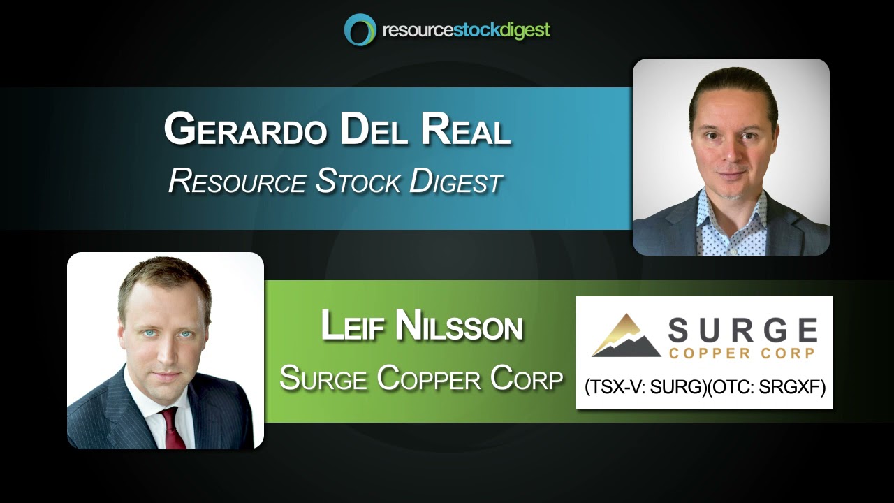RSD Interview: Surge Copper (TSX-V: SURG) CEO Leif Nilsson - October 13, 2021