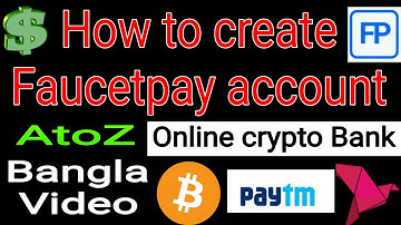 How to create Faucetpay account bangla full video - crypto wallet || Work Home