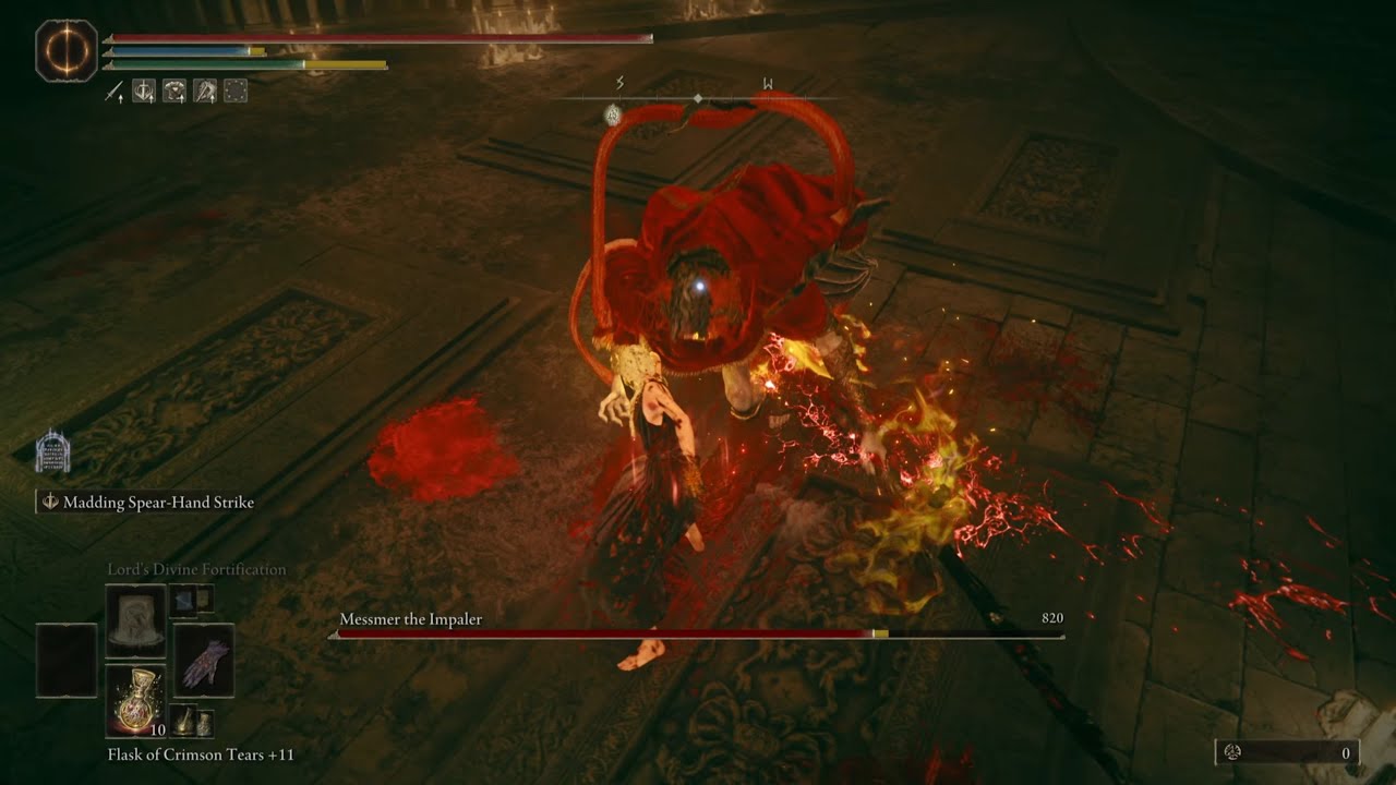 Elden Ring - Beating Messmer Hitless With Every Weapon Class #14: Fists (Madding Hand)