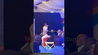 Flashback: Afua Asantewaa meets Nana Addo at the Black Stars farewell dinner.