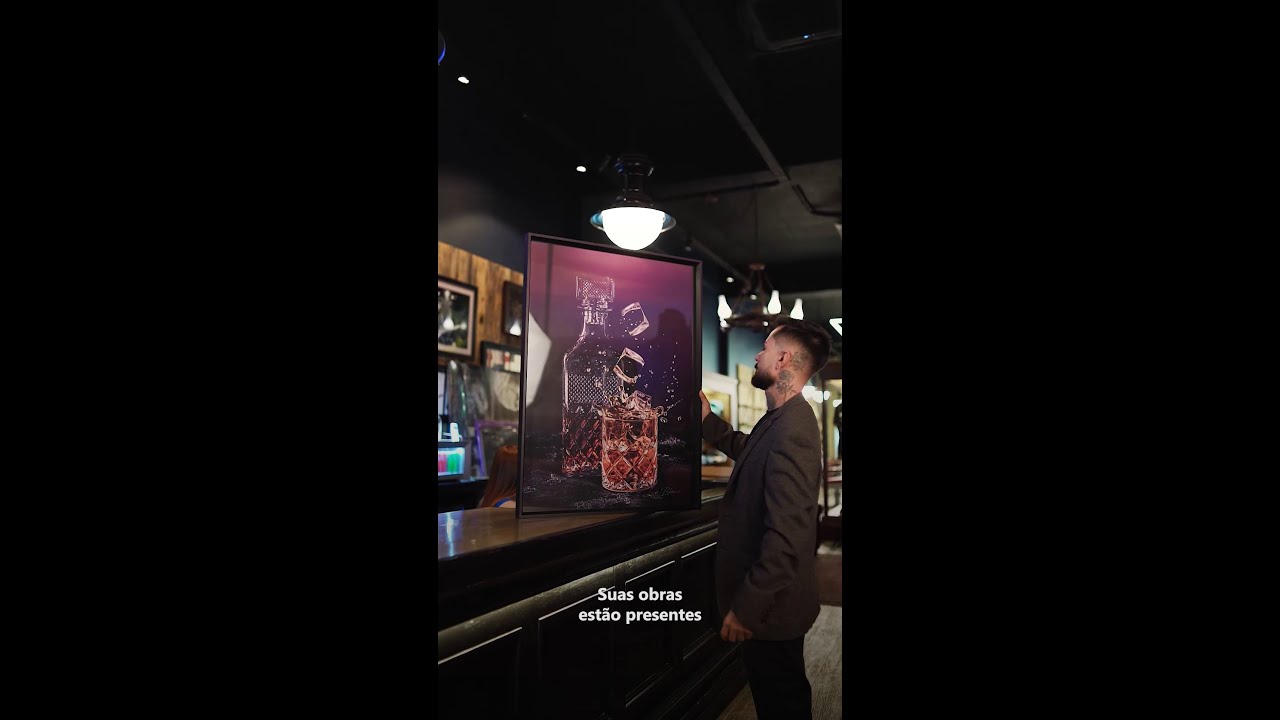 Vídeo de Quadro Whisky