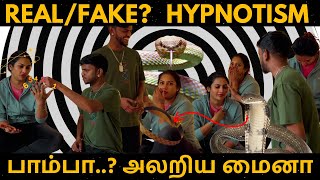 Hypnotism with Actress  Myna | Hypnosis series | #hypnosis #magician #tamilmagic   #chennaimagician