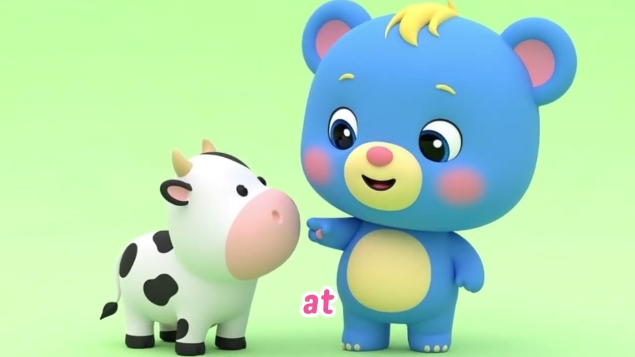 Learn Farm Animals with BUBO 🧸 | Farm Song for Toddlers 0–3 | Baby Learning Video