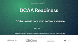 Information DCAA Doesn't Care What Software You Use | WiseCost Update