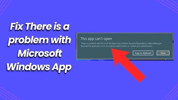 Fix There is a problem with Microsoft Windows App Runtime Dynamic Dependecy Lifetimemanager