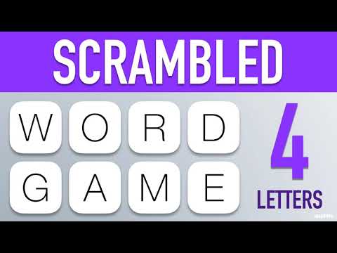 Scrambled Word Games - Guess the Word Game (4 Letter Words)