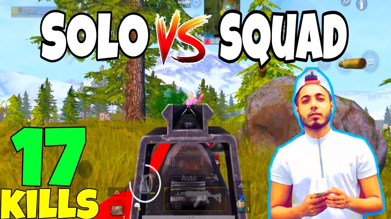 pubg mobile game play Solo vs squad - YouTube