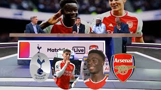 Tottenham vs Arsenal 2-3 The Gunners Continue To Lead The Title Race🏆 Ian Wright And Saka Reaction