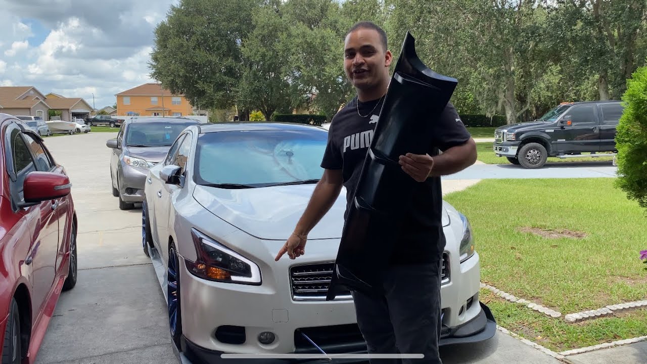 Rear Bumper Chin Lip Diffuser Spoiler For 2009-2015 Nissan