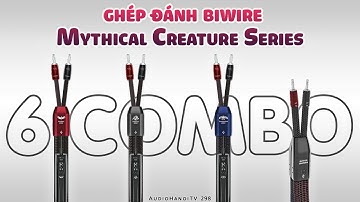 Hướng dẫn ghép đánh Biwire dòng Mythical Creature của AudioQuest | AudioHanoiTV số 298