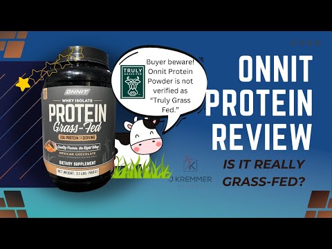 Onnit Grass-Fed Whey Isolate — Mexican Chocolate — full video breakdown