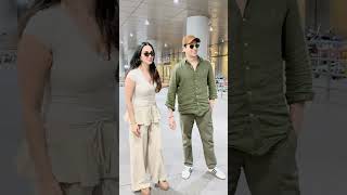 Jet-Set Magic: Sidharth Malhotra aur Kiara Advani ka stylish airport look 🛫