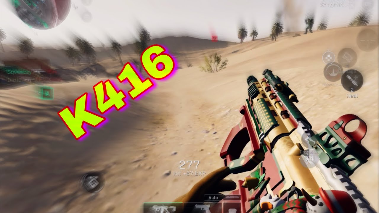 K416 going Crazy in Warfare l Delta force mobile l delta force
