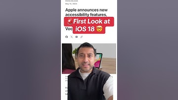 🚨Apple just gave us our first look at iOS 18 and 🤯🤯