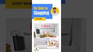 Fullstar 4 in 1 Vegetable Chopper 🔪 Cut Veggies in Seconds! #amazonfinds #gadgetreview #homeessentia