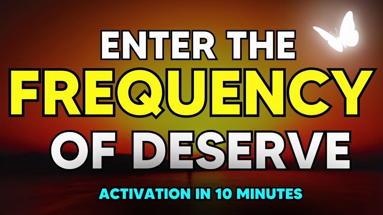 POSITIVE THINKING AFFIRMATIONS TO ENTER THE FREQUENCY OF WORTHINESS. (I DESERVE TO BE HAPPY)