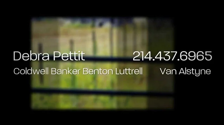 Debra Pettit Realtor . Van Alstyne Ranch For Sale
