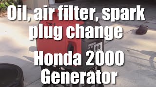 EU2000i Companion and EU2000i Camo.and EU2200i Series Generators Spark Plug Maintenance Tune Up Kit EU2000i Generator Fits Honda EU2000i Filters Part4less Genuine Honda OEM Parts 