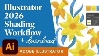 Illustrator 2026 Shading with the Shape Builder Tool Exercise with Download Profile