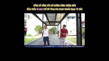 Đừng Để Công Sức Đổ Xuống Sông Xuống Biển Nắm Chắc 6 Lưu ý Đổ Bê Tông Sàn Deck Chuẩn Ngay Từ Đầu