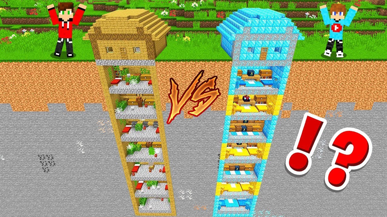 BIEDNY WIEŻOWIEC Sebka vs BOGATY WIEŻOWIEC Alka w Minecraft!