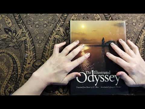 ASMR | The Odyssey - by Homer, Whispered Reading Lovely Illustrated Book!