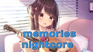 memories [maroon 5] Nightcore with lyrics