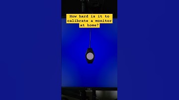 Is it difficult to calibrate a monitor yourself? #shorts #monitor #calibrate #photography #video