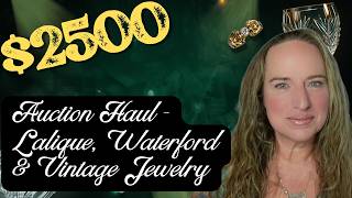 I Spent $2500 at One Auction! Lalique, Waterford, \u0026 Silver Jewelry Haul
