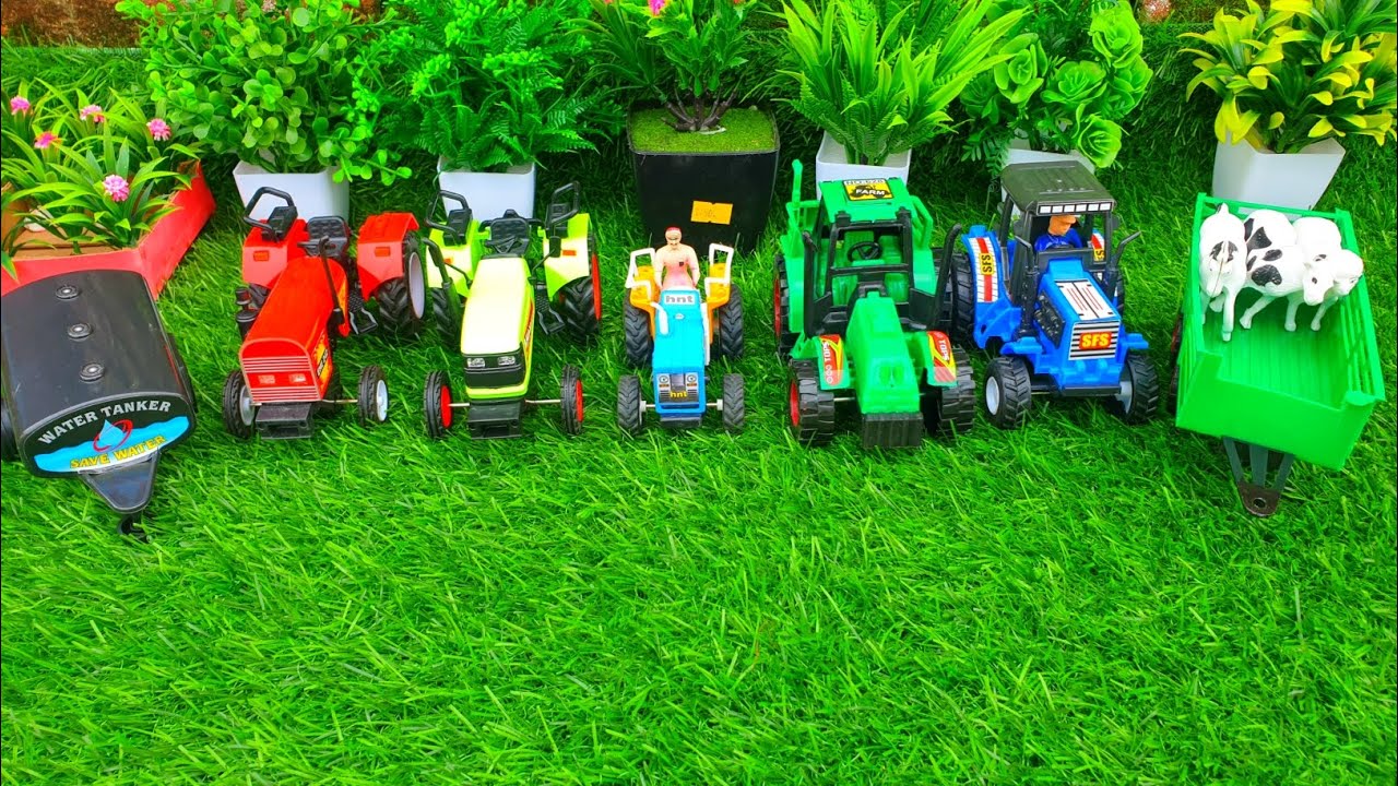 All companies Tractor Toys unboxing video | kids toy tractor vedio| Tractor Review with truck