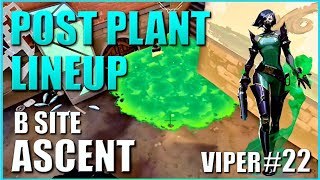 Viper Lineups - Ascent - Post Plant Snake Bite Setup Guide - B Site