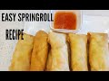 How To Make Spring rolls// Fast And Easy Recipe//The Kwechi's Family