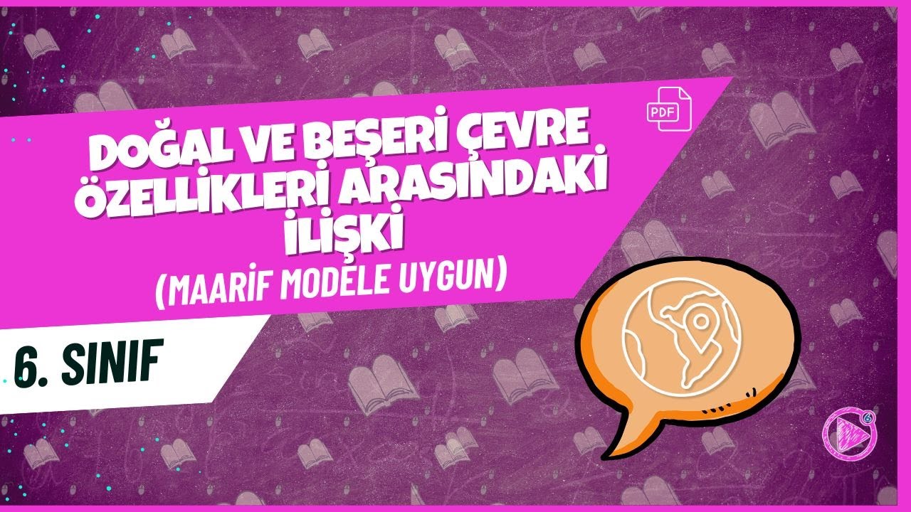 Doğal ve Beşeri Çevre Özellikleri Arasındaki İlişki | 6. Sınıf Sosyal Konu Anlatımı