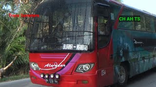 Bus Almasar No Pin 34 Lintas Pagi Hari Area Jalan Lintas Pekanbaru Duri Km 70 Kandis