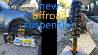 Overland Subaru Forester gets new offroad suspension!!!!