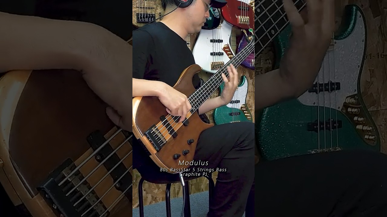 Sound Demo】Modulus / 80s BassStar 5 Strings Bass Graphite PJ