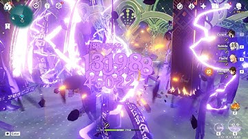 cyno aggravate staff of scarlet party nahida fischl zhongli