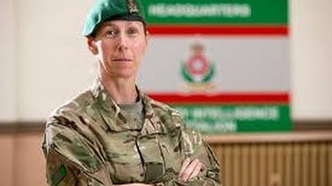 First female British Army Reservist ever to command Intelligence Corps.