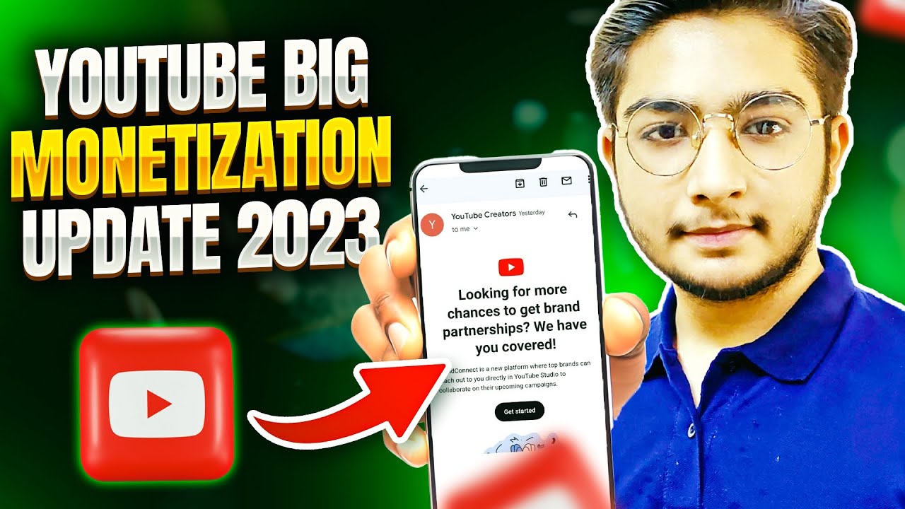 YouTube New Big Monetization Update 2023 | YouTube Brand Connect | MoqAutomation