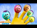 Família De Dedos De Balão | Canção da família dos dedos | Canções para Crianças | Aqui Bebés Cantam