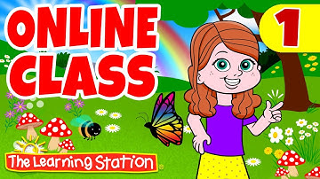 Online Class Learning #1 ♫ Spring is Here & More Music/Movement ♫ Kids Songs by The Learning Station