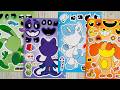 [Paper DIY]Poppy Playtime Stickers 🎨 CatNap &amp; DogDay Paper Doll DIY | Satisfying ASMR Sticker Book