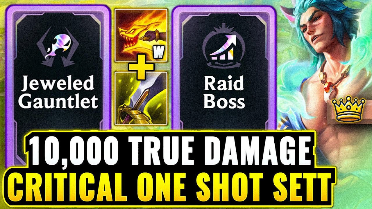 10k True Damage Nukes: Jeweled Gauntlet Sett Exodia Build | League Arena Gameplay