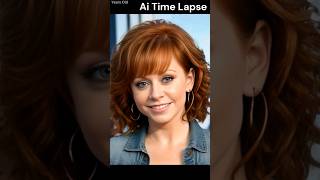 Ai Time-Lapse inspired by the appearance of Reba McEntire #shorts #rebamcentire