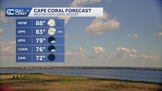 Weak cold front arrives Wednesday evening