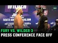 Tyson Fury and Deontay Wilder have intense and longest face-off ever as both refuse to look away