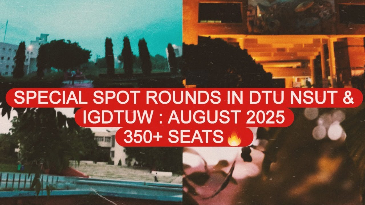 OFF LINE SPECIAL SPOT ROUND IN DTU/NSUT/ IGDTUW //// GGSIPU