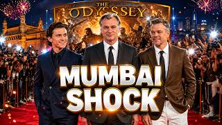 Christopher Nolan, Tom Holland & Matt Damon SHOCK Mumbai! The Odyssey Premiere Goes Viral