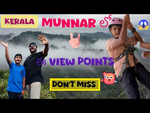 💢Munnar లో ఈ view points అస్సలు miss అవకండి❤️ #video #youtubevideo #kerala #munnar #tourism #food